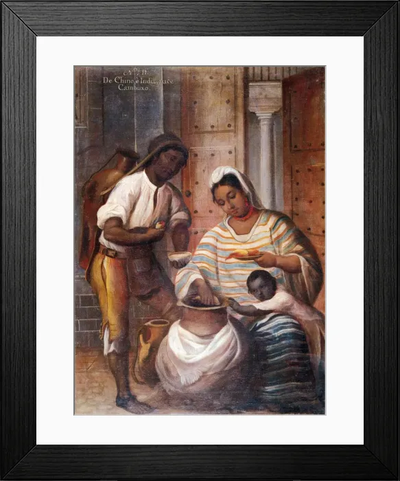 Framed Print : CABRERA, MIGUEL (1695-1768). DE Framed Print : CABRERA, MIGUEL (1695-1768). DE