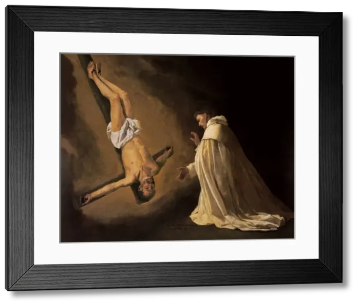 Framed Print : Apparition of the Apostle St Framed Print : Apparition of the Apostle St