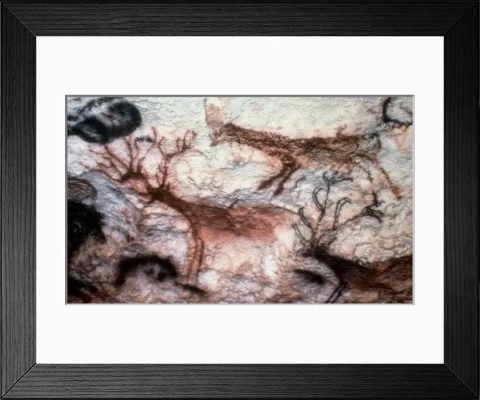 Framed Print : FRANCE. Montignac. The Cave of Lascaux. Sala de los Toros Framed Print : FRANCE. Montignac. The Cave of Lascaux. Sala de los Toros