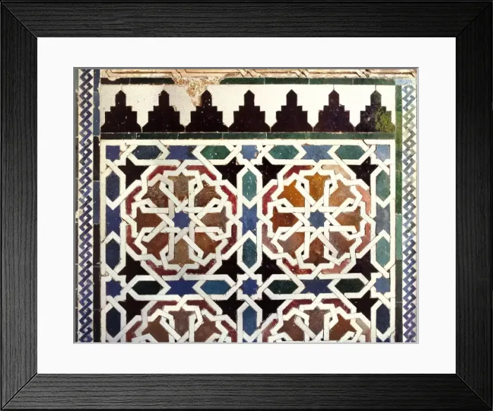 Framed Print : Alhambra. Detail of the plinth from the Torre de la Cautiva (Tower of the Captive ) Framed Print : Alhambra. Detail of the plinth from the Torre de la Cautiva (Tower of the Captive )