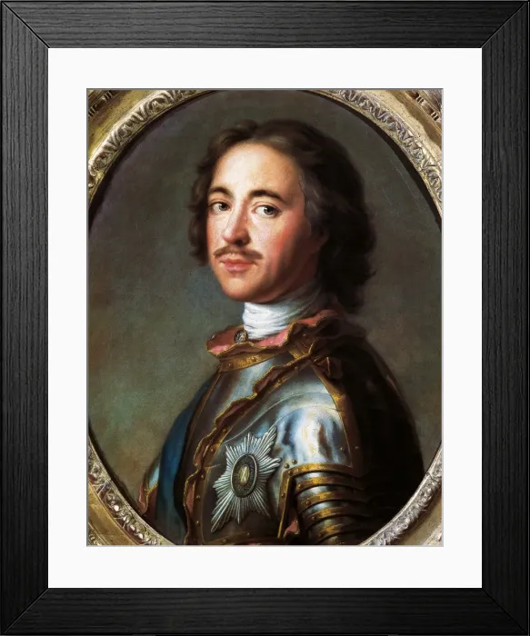 Framed Print : Peter the Great of Russia Framed Print : Peter the Great of Russia