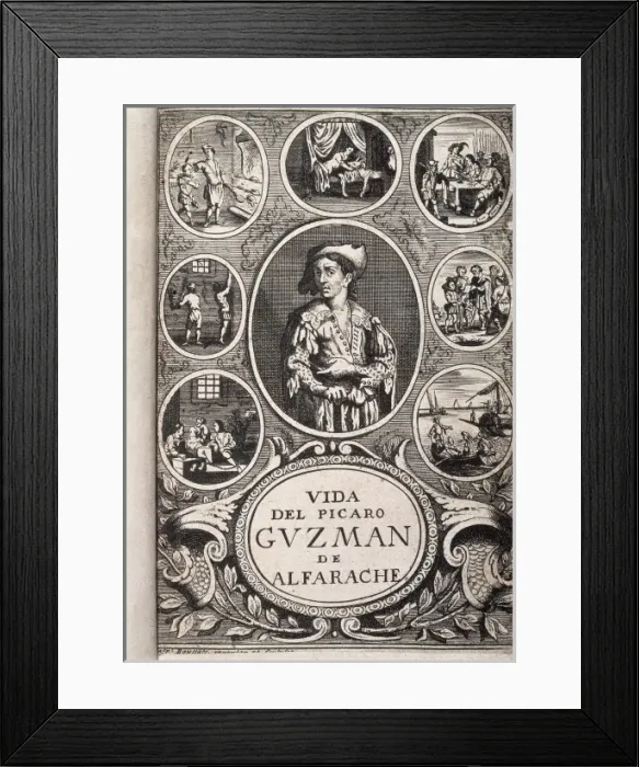 Framed Print : BOUTTATS, Gaspar (1640-1695); ALEMAN, Mateo (1547-1615) Framed Print : BOUTTATS, Gaspar (1640-1695); ALEMAN, Mateo (1547-1615)
