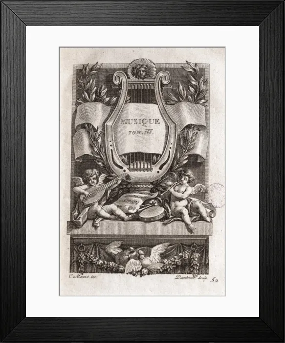 Framed Print : Rousseau, Jean-Jacques (1712-1778) Framed Print : Rousseau, Jean-Jacques (1712-1778)
