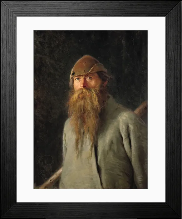 Framed Print : KRAMSKOI, Ivan Nikolaevich (1837-1887) Framed Print : KRAMSKOI, Ivan Nikolaevich (1837-1887)
