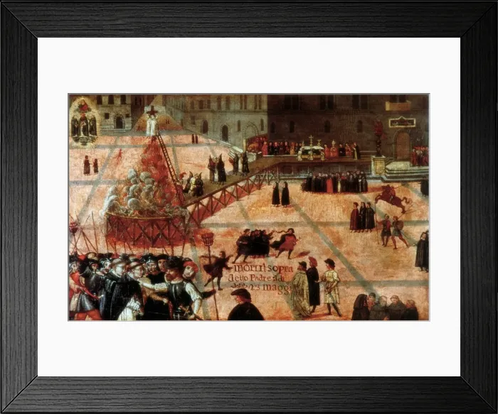 Framed Print : Savonarola, Girolamo (1452-1498) Framed Print : Savonarola, Girolamo (1452-1498)