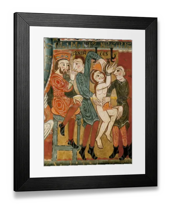Framed Print : Altar frontal from Santa Margarida de Vilaseca Framed Print : Altar frontal from Santa Margarida de Vilaseca