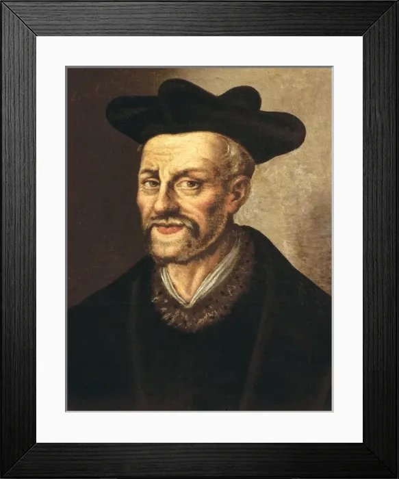Framed Print : RABELAIS, Franzois (1494-1553) Framed Print : RABELAIS, Franzois (1494-1553)