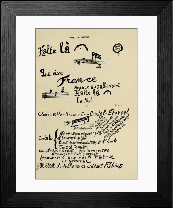 Framed Print : APOLLINAIRE, Guillaume (1880-1918) Framed Print : APOLLINAIRE, Guillaume (1880-1918)