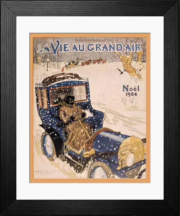 Framed Print : Cover page for a special Christmas edition of La vie au gran Framed Print : Cover page for a special Christmas edition of La vie au gran