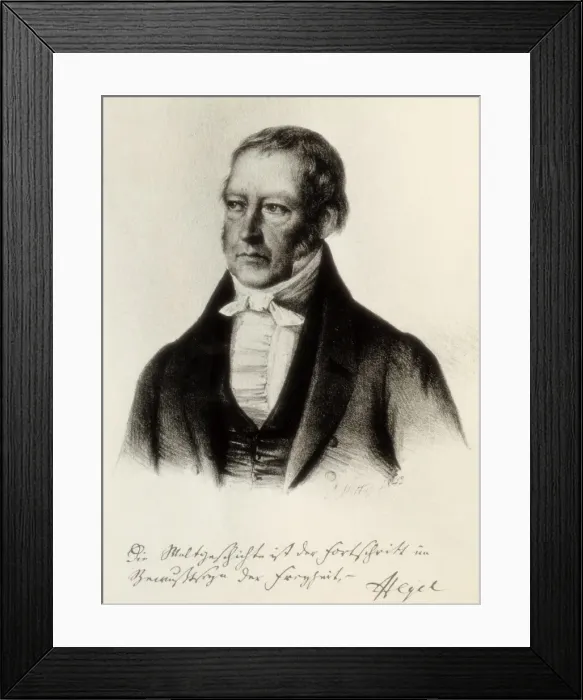 Framed Print : Hegel, Georg Wilhelm Friedrich (1770-1831) Framed Print : Hegel, Georg Wilhelm Friedrich (1770-1831)