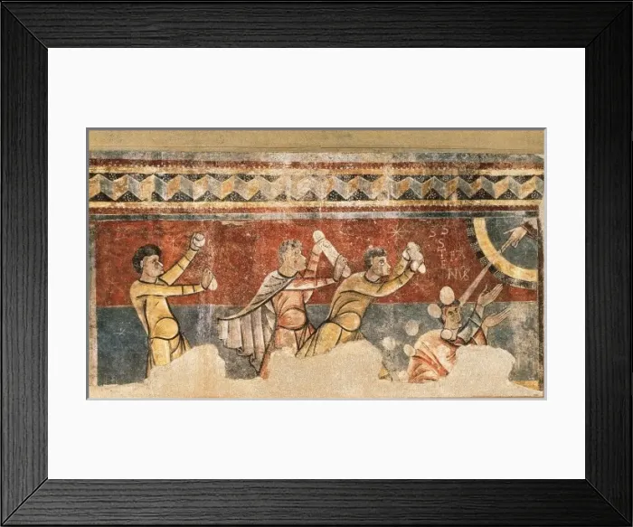 Framed Print : The Stoning of St Framed Print : The Stoning of St