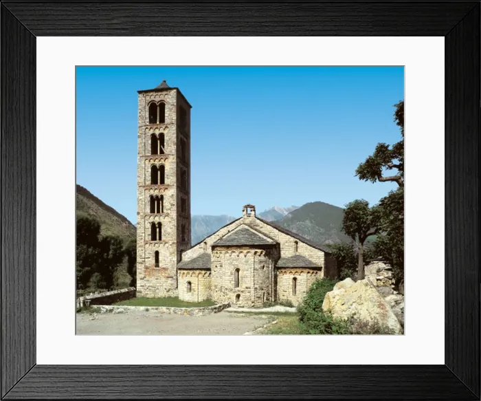 Framed Print : Church of Sant Climent in Tall Framed Print : Church of Sant Climent in Tall