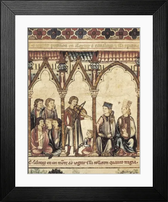 Framed Print : Cantigas de Santa Maria (Virgin Mary Songs) Framed Print : Cantigas de Santa Maria (Virgin Mary Songs)