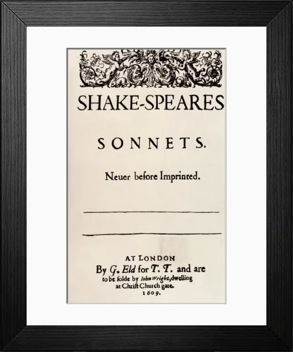 Framed Print : SHAKESPEARE, William (1564-1616) Framed Print : SHAKESPEARE, William (1564-1616)