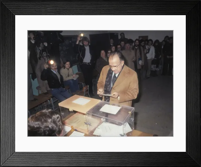 Framed Print : Spain. General elections on the 1st March 1979 Framed Print : Spain. General elections on the 1st March 1979
