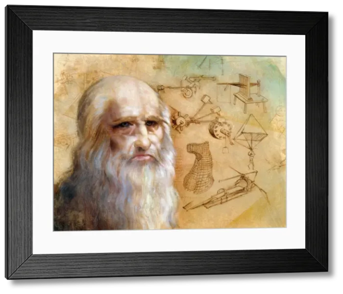 Framed Print : LEONARDO DA VINCI (1452-1519) Framed Print : LEONARDO DA VINCI (1452-1519)