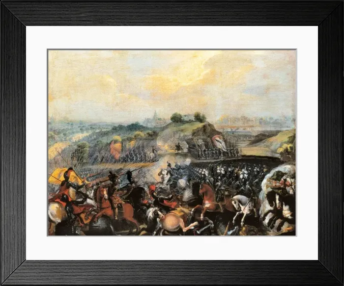 Framed Print : Henry IV in the Battle of Ivry, 14th March 1590 Framed Print : Henry IV in the Battle of Ivry, 14th March 1590