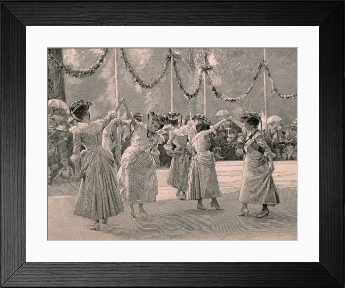 Framed Print : The Gavotte Framed Print : The Gavotte