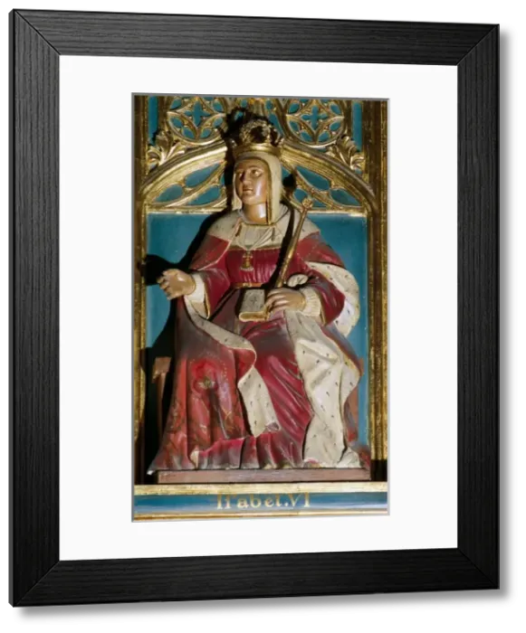 Framed Print : Isabella I the Catholic (1451-1504) Framed Print : Isabella I the Catholic (1451-1504)
