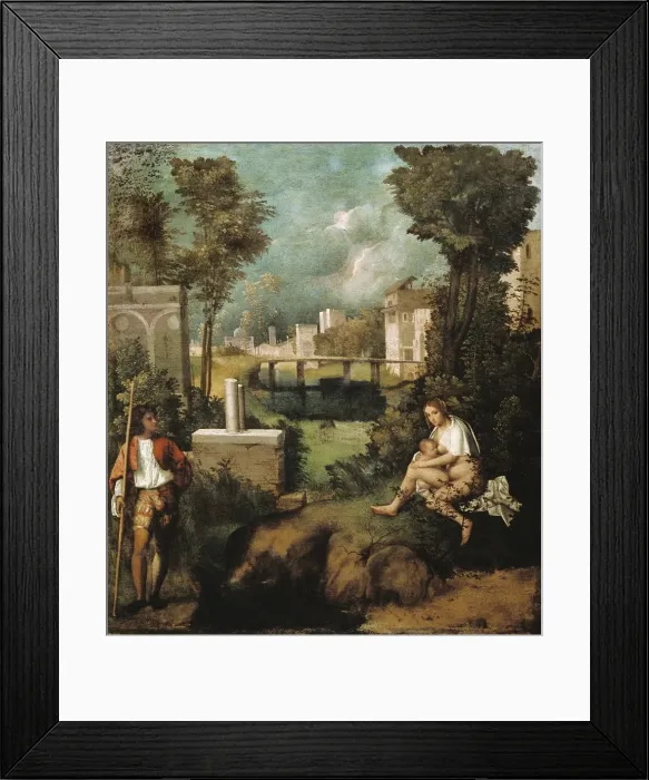 Framed Print : GIORGIONE, Giorgio da Castelfranco, called (1477-1510) Framed Print : GIORGIONE, Giorgio da Castelfranco, called (1477-1510)