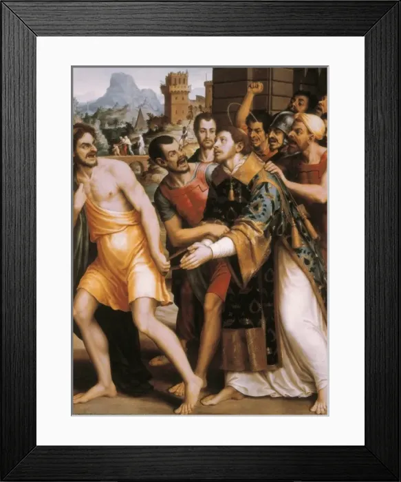 Framed Print : JUANES, Juan de (1523-1579) Framed Print : JUANES, Juan de (1523-1579)