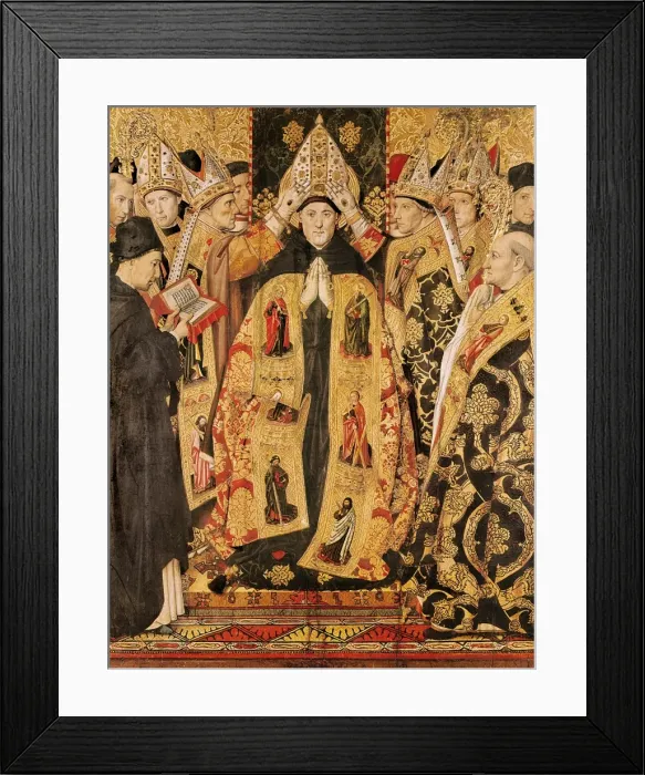 Framed Print : HUGUET, Jaume (1415-1492) Framed Print : HUGUET, Jaume (1415-1492)