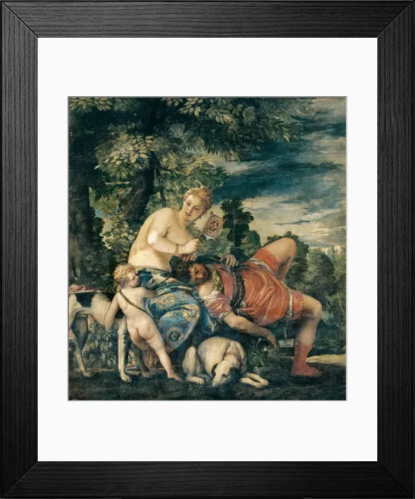 Framed Print : Venus and Adonis Framed Print : Venus and Adonis