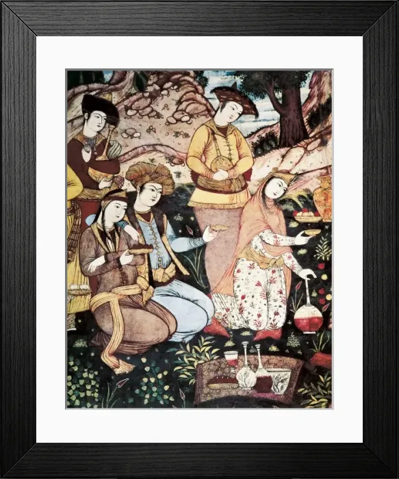 Framed Print : Banquet of Abbas I Framed Print : Banquet of Abbas I