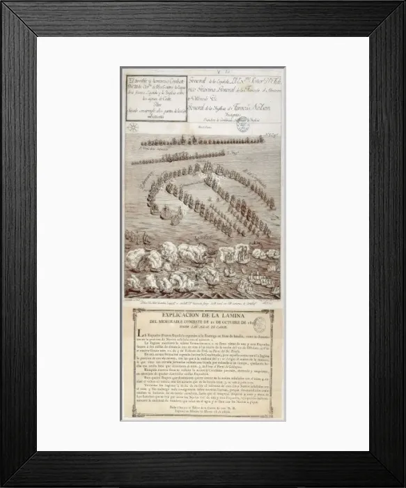 Framed Print : Battle of Trafalgar (21st October 1805) Framed Print : Battle of Trafalgar (21st October 1805)