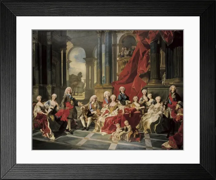 Framed Print : VAN LOO, Louis Michel (1707-1771) Framed Print : VAN LOO, Louis Michel (1707-1771)
