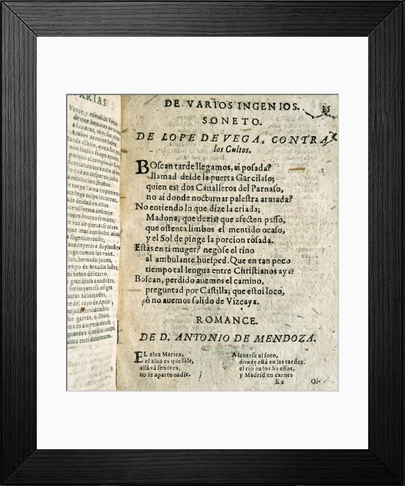 Framed Print : Quevedo Y Villegas, Francisco Framed Print : Quevedo Y Villegas, Francisco