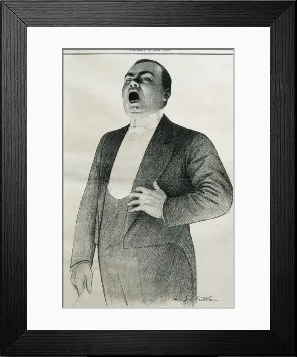 Framed Print : CARUSO, Enrico (1873-1921) Framed Print : CARUSO, Enrico (1873-1921)