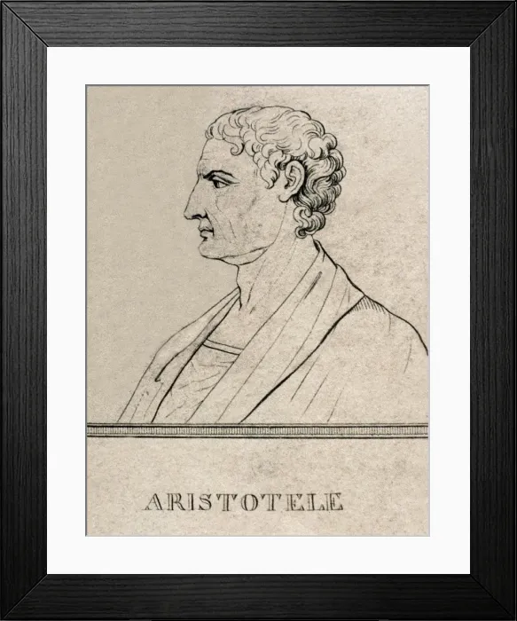 Framed Print : ARISTOTLE (384-332 BC) Framed Print : ARISTOTLE (384-332 BC)