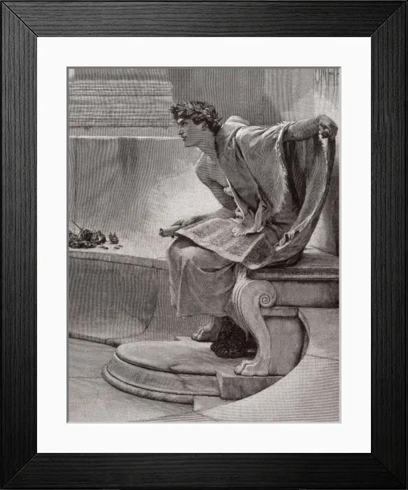 Framed Print : A reading from Homer