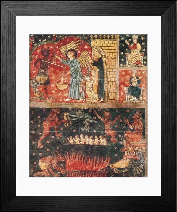 Framed Print : SORIGUEROLA, Master of (half 13th century)) Framed Print : SORIGUEROLA, Master of (half 13th century))