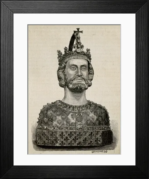 Framed Print : CHARLEMAGNE or CHARLES I (742-814) Framed Print : CHARLEMAGNE or CHARLES I (742-814)
