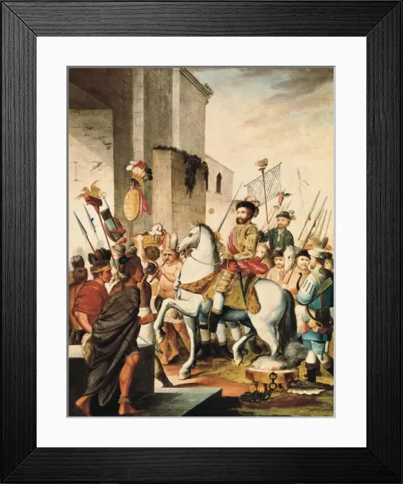 Framed Print : Conquest of Mexico (1520) Framed Print : Conquest of Mexico (1520)