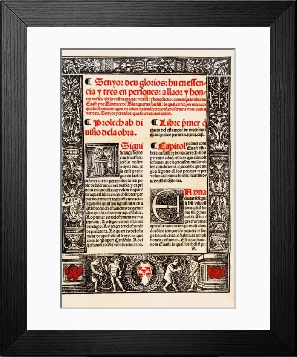 Framed Print : LLULL, Ramn (1235-1315) Framed Print : LLULL, Ramn (1235-1315)