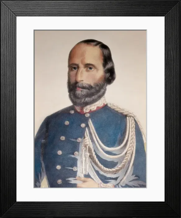 Framed Print : GARIBALDI, Giuseppe (1807-1882) Framed Print : GARIBALDI, Giuseppe (1807-1882)