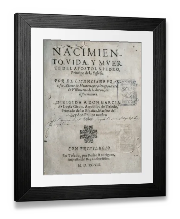 Framed Print : Peter the Apostle, Saint ( -64); ADAME DE MONTEMAYOR, Franci Framed Print : Peter the Apostle, Saint ( -64); ADAME DE MONTEMAYOR, Franci