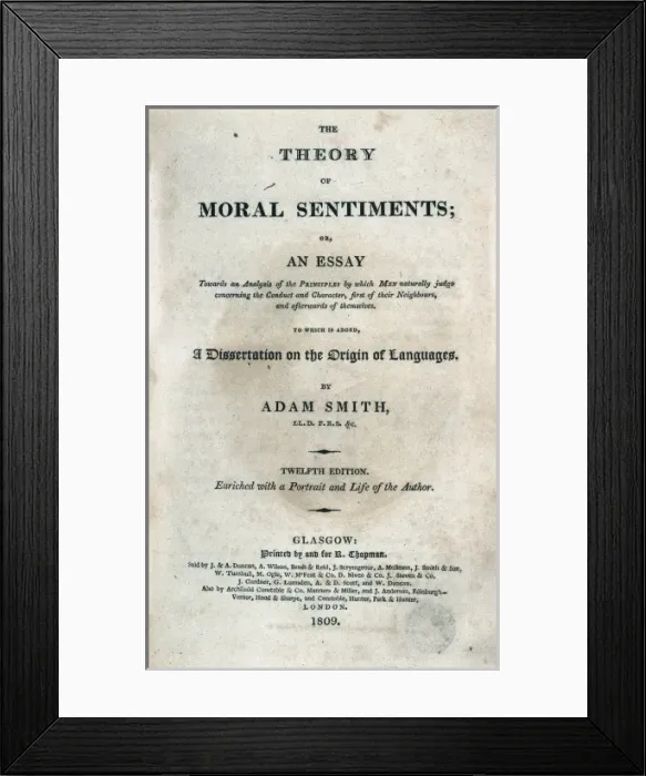 Framed Print : SMITH, Adam (1723-1790) Framed Print : SMITH, Adam (1723-1790)