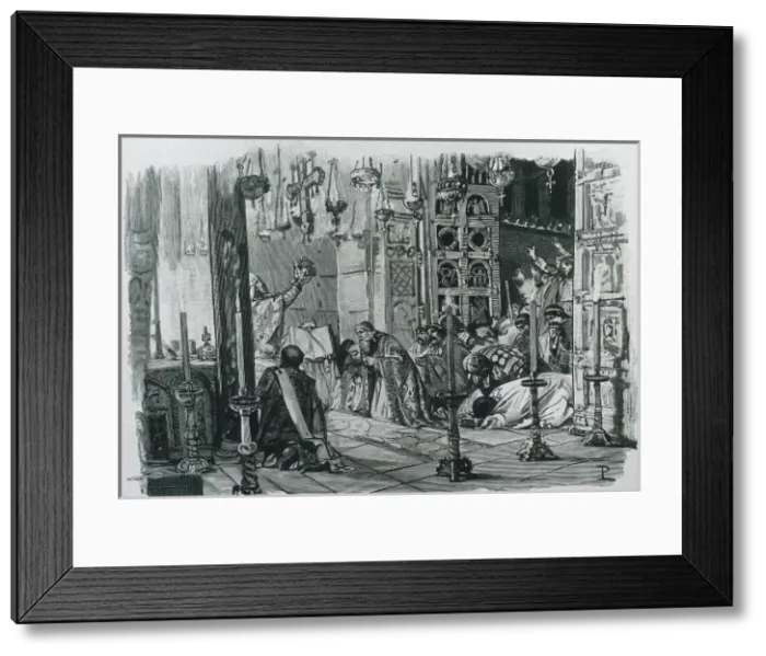 Framed Print : CHARLEMAGNE or CHARLES I (742-814) Framed Print : CHARLEMAGNE or CHARLES I (742-814)