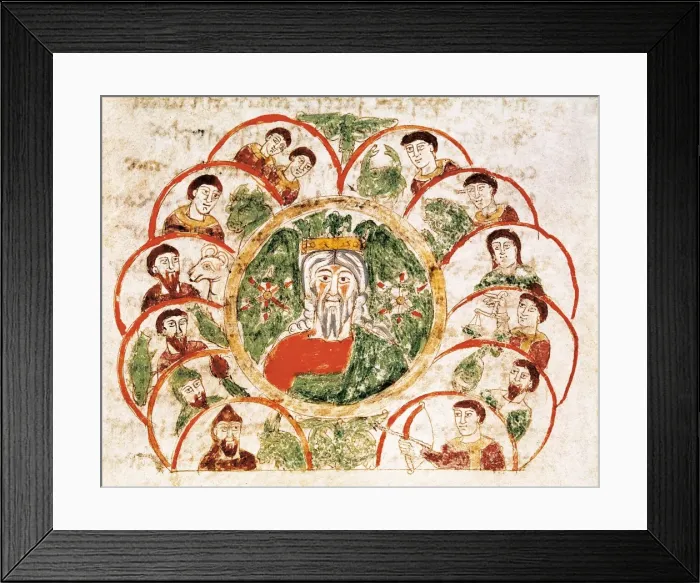 Framed Print : RABANUS, Maurus (c Framed Print : RABANUS, Maurus (c