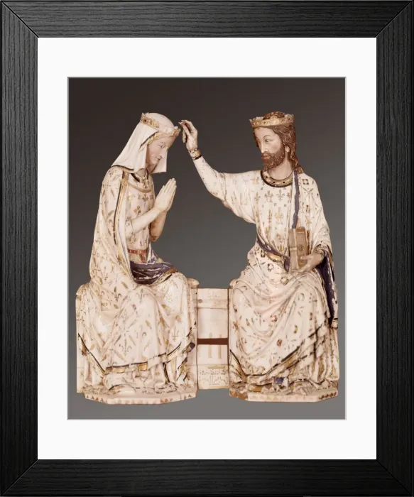 Framed Print : The Coronation of the Virgin Framed Print : The Coronation of the Virgin