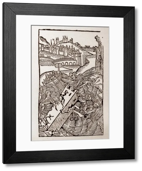Framed Print : Illustration of the History of Vespasian Framed Print : Illustration of the History of Vespasian