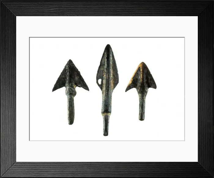 Framed Print : Arrow tips from Ripoll, Castellterzol and Pobla de Lillet (r Framed Print : Arrow tips from Ripoll, Castellterzol and Pobla de Lillet (r