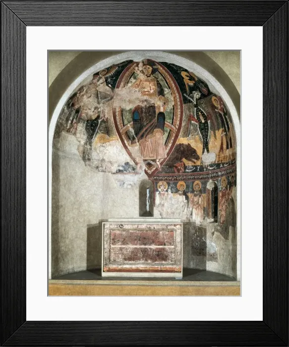 Framed Print : Apse from the church in Esterri de Cards Framed Print : Apse from the church in Esterri de Cards