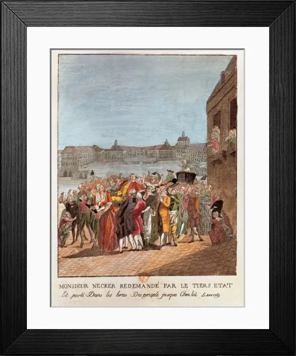 Framed Print : NECKER, Jacques (1732-1804) Framed Print : NECKER, Jacques (1732-1804)