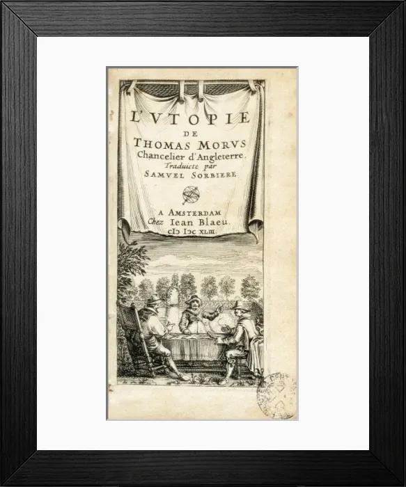 Framed Print : MORE, Sir Thomas (1478-1535) Framed Print : MORE, Sir Thomas (1478-1535)