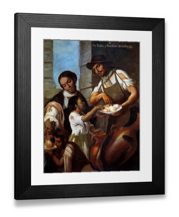 Framed Print : From Indian and Barcina: Zambaiga Framed Print : From Indian and Barcina: Zambaiga